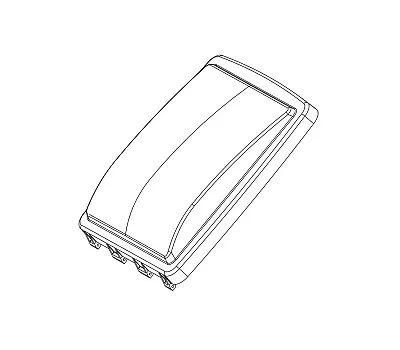 MAXXAIR VENT 1200057 Lid Assembly - Smoke