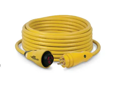 MARINCO CS3012 Cord Set 30A 125V Yellow 12'