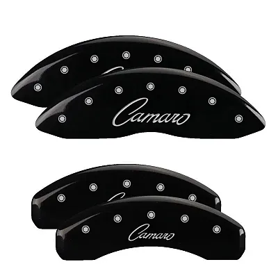 MGP CALIPER 14240SCCSB Set Of 4 Caliper Covers Engraved F
