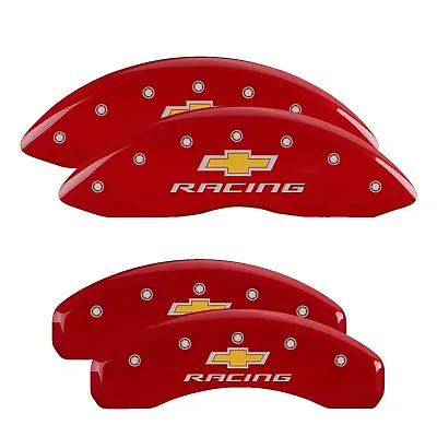 MGP CALIPER 14253SBRCR Set Of 4 Caliper Covers Engraved F