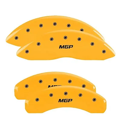 MGP CALIPER 16244SMGPY Set Of 4 Caliper Covers Engraved F