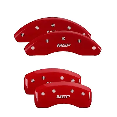 MGP CALIPER 26222SMGPR Set Of 4 Caliper Covers Engraved F