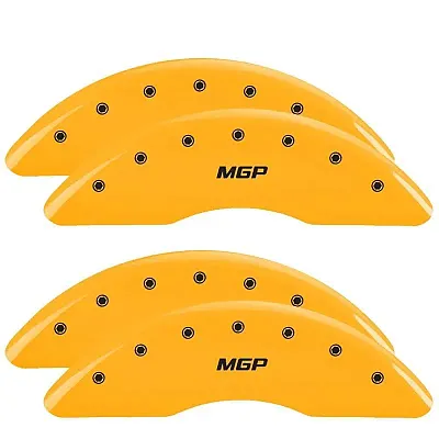 MGP CALIPER 34219SMGPY Set Of 4 Caliper Covers Engraved F
