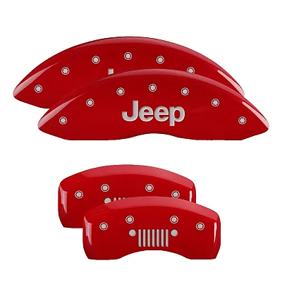 MGP CALIPER 42021SJPLR Set Of 4 Caliper Covers Engraved F