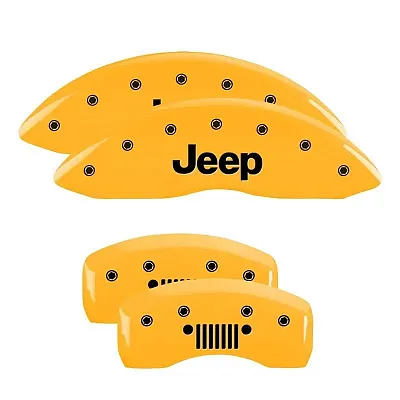 MGP CALIPER 42021SJPLY Set Of 4 Caliper Covers Engraved F
