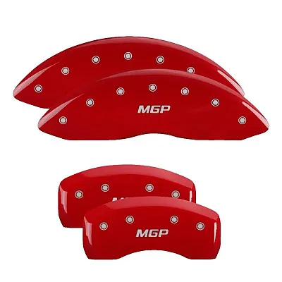 MGP CALIPER 42021SMGPR Set Of 4 Caliper Covers Engraved F