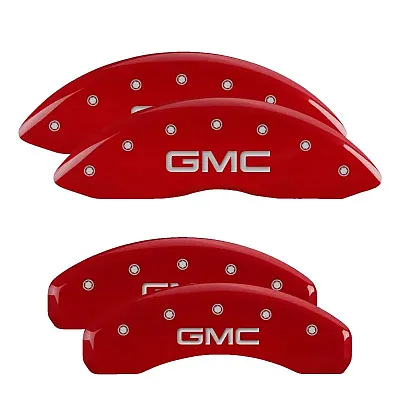 MGP CALIPER 4221SGMCRD Set Of 4 Caliper Covers Engraved F