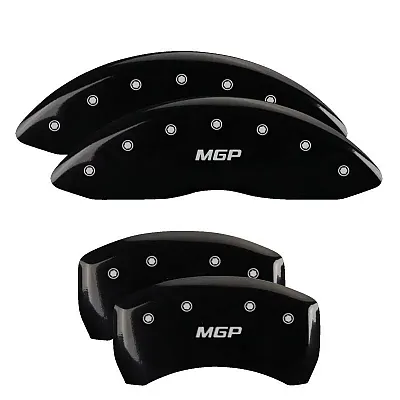 MGP CALIPER 49014SMGPB Set Of 4 Caliper Covers Engraved F
