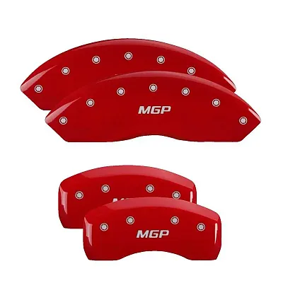 MGP CALIPER 54014SMGPR Set Of 4 Caliper Covers Engraved F