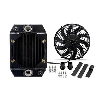MISHIMOTO ADUNIDRGBK Performance Aluminum Radiator Blac