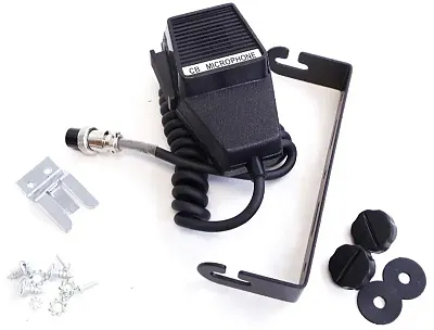 Kalibur M45Box 4 Pin Microphone, 6&quot; Black Slotted Mounting Brack