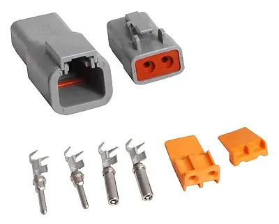 MSD CO. 8184 Conctr Deutsch 2-Pin 12Ga