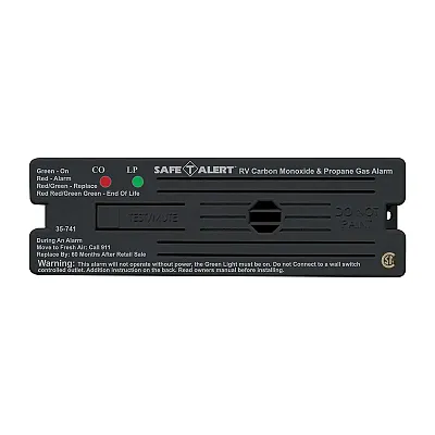 MTI INDUSTRY 35741BL Lp/Co Alarm Surf Mt Blk