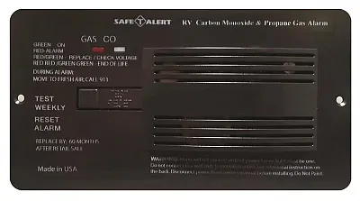 MTI INDUSTRY 70742PBL Comb.Carbon Monoxide/Propane Blk