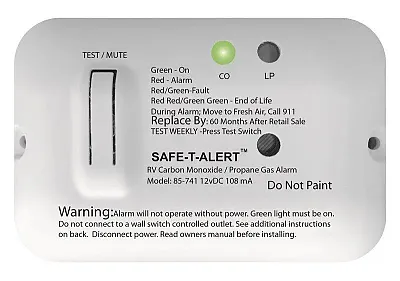 MTI INDUSTRY 85741WT Combination Carbon Monoxide/Propane