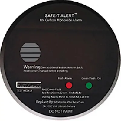 MTI INDUSTRY SA339BL Co2 Alarm Round Black