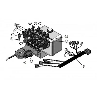 LIPPERT COMP 196894 Hydrolic Pump Assembly For Gt378