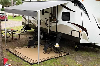 LIPPERT COMP 281152 Flat Awning Arm Asbly Wht