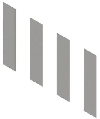 LIPPERT COMP 329876 Patio Wall Panel Kit Clear: For 86