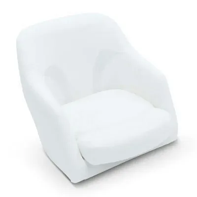 LIPPERT COMP 674635 Pontoon Furn Bucket Seat White
