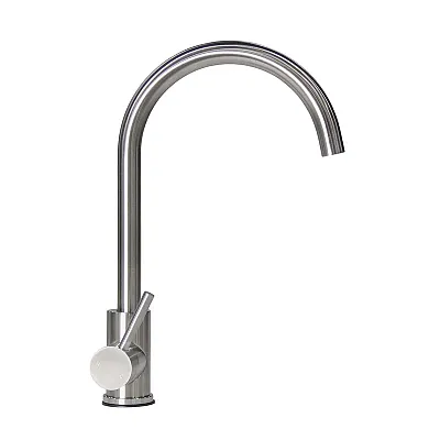 LIPPERT COMP 719324 Stainless Steel Curved Gooseneck Fa