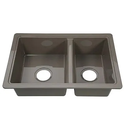 LIPPERT COMP 808488 25&#039; X 17&#039; Double Bowl Sink - Stainl