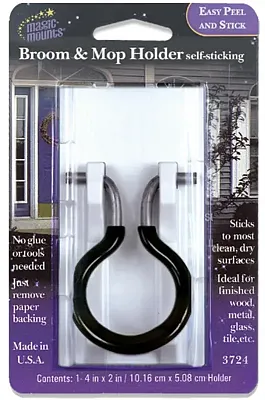 MAGIC MOUNTS 3724 Broom / Mop Holder 1Pk