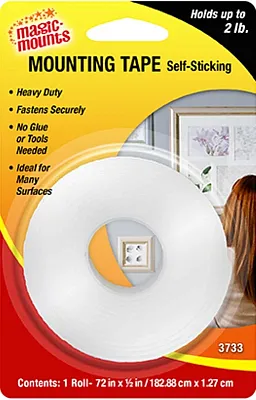 MAGIC MOUNTS 3733 1/2&#039; X 72&#039; Mounting Tape
