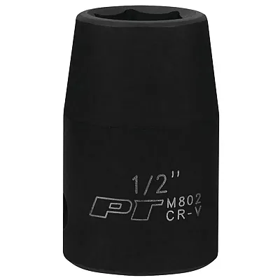 Performance Tool 1/2" Drive 1/2" 6-Point Impact Socket