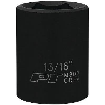 Performance Tool 1/2" Drive 13/16" 6-Point Impact Socket