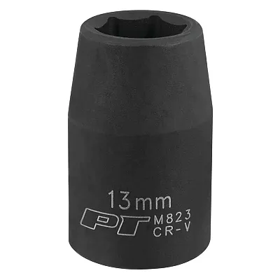 Performance Tool 1/2??? Drive 13Mm 6-Point Impact Socket