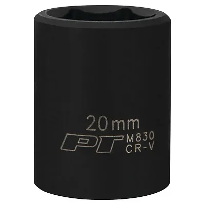 Performance Tool 1/2??? Drive 20Mm 6-Point Impact Socket
