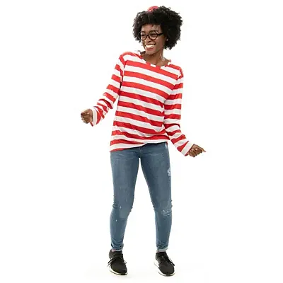 Where's Wally Halloween Costume - Women's Cosplay Outfit, S MACC