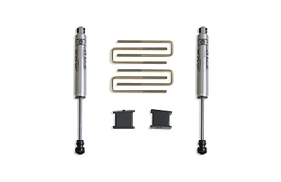 MAXTRAC 901340F 4'Lift Blks U-Bolts Fox Rear Shocks