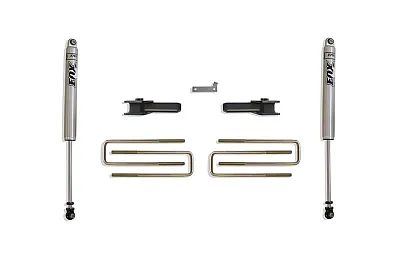 MAXTRAC 903220F 2&#039; Blocks U-Bolts Rear Fox Shocks
