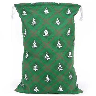 Reusable Christmas Gift Bag - Christmas Tree Giftwrap Design MBA