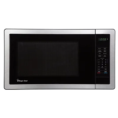 Magic Chef Mc110Mst 1.1-Cu. Ft. 1,000-Watt Digital Touch Countertop Microwave (S