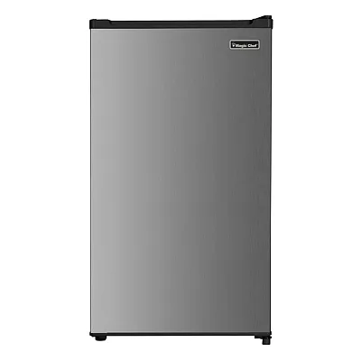 Magic Chef Mcar32Pse 3.2-Cu. Ft. Freezerless Energy Star Mini Fridge (Silver)