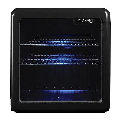 Magic Chef Mcb17Chb 1.7-Cu. Ft. Retro Beverage Cooler (Black)