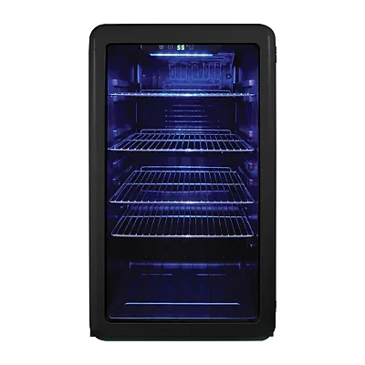 Magic Chef Mcb34Chb 3.4-Cu. Ft. Retro Beverage Cooler (Black)
