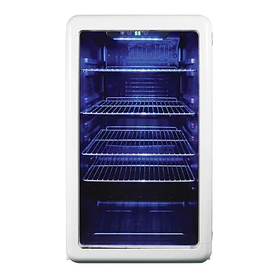 Magic Chef Mcb34Chw 3.4-Cu. Ft. Retro Beverage Cooler (White)