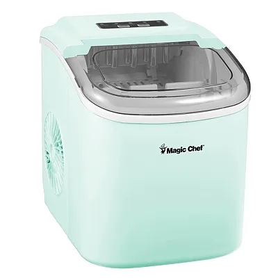 Magic Chef Mcim27M Portable Countertop Ice Maker, 27 Lbs. Per Day (Mint Green)