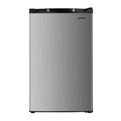 Magic Chef Mcr44Se 4.4-Cu. Ft. Compact Refrigerator, Mcr44 (Silver)