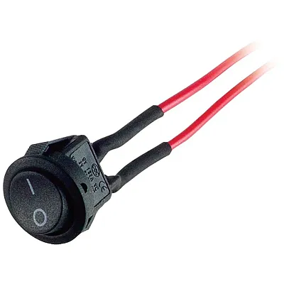 Install Bay Ibrrsm On/Off 13-Amp Mini Round Rocker Switches, 5 Pk