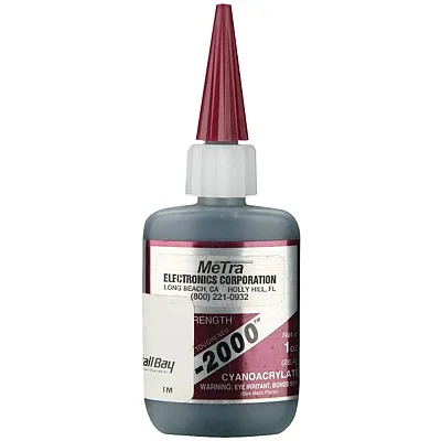 Install Bay Ic-2000 Instant Rubber Tough Black Glue, 1Oz