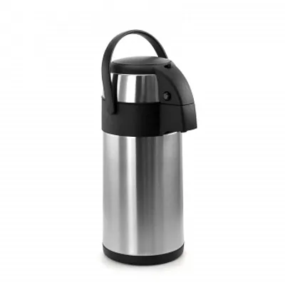 MegaChef 3.17 Quart Stainless Steel Airpot Hot Water Dispenser for Coffee and Te