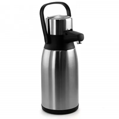 MegaChef 3.17 Quart Stainless Steel Airpot Hot Water Dispenser for Coffee and Te