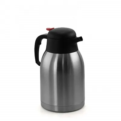 MegaChef 2.11 Quart Stainless Steel Thermal Beverage Carafe for Coffee and Tea