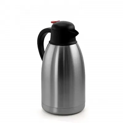 MegaChef 2.11 Quart Stainless Steel Thermal Beverage Carafe for Coffee and Tea