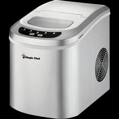 MAGIC CHEF MCIM22SV Ice Maker 27 Lbs/Day Portable Slvr